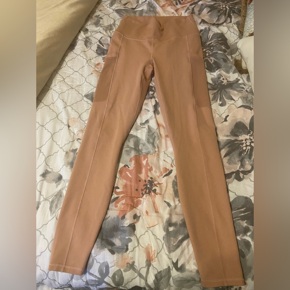 Tan fab leggings